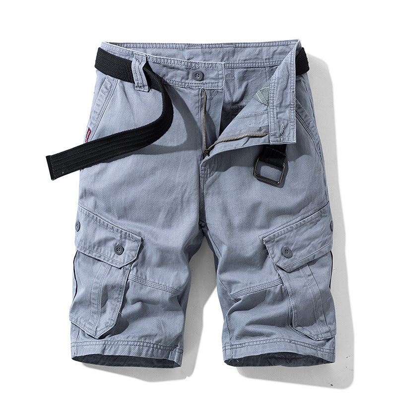 Christian – Schlichte Mehrfachtaschen Cargo-Shorts für Herren