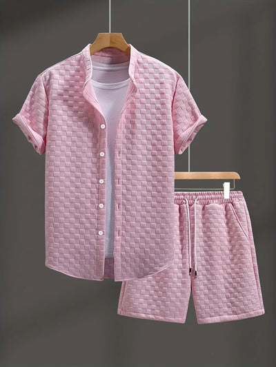 Zane – Lässiges Sommer Set Aus Kurzarm Hemd Und Short