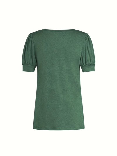 Kizzy – Atmungsaktives T-Hemd Mit Blütenblättern An Den Ärmeln