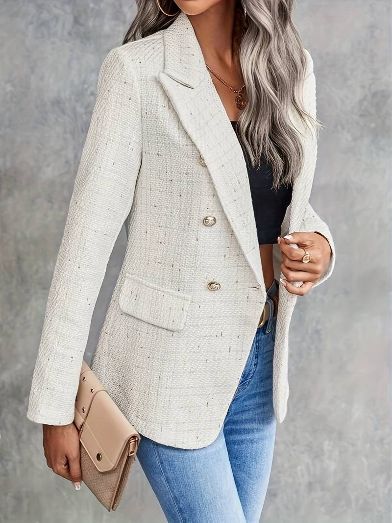 Reese | Damen Elegant Blazer | Beige
