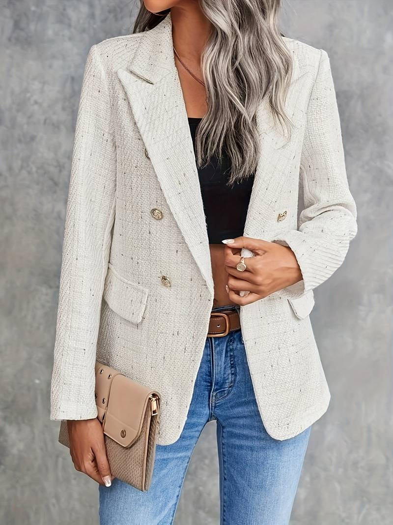 Reese | Damen Elegant Blazer | Beige
