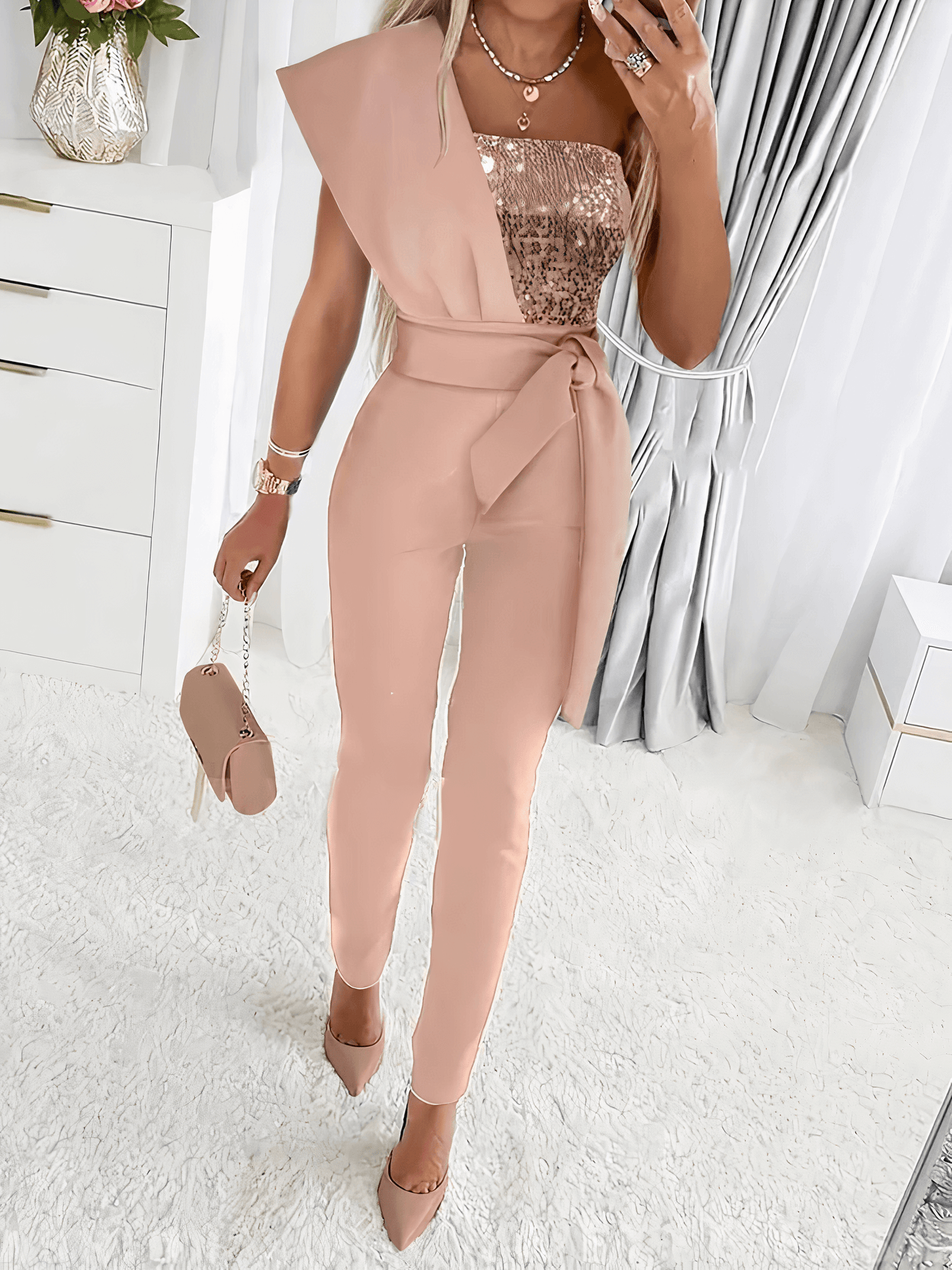 Caisyn | Damen Elegant Jumpsuit | Festlich