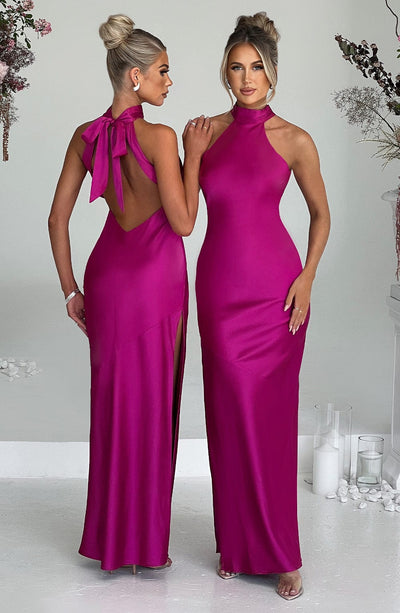 Etta Maxi Dress - Bright Pink