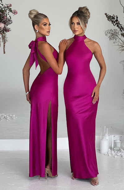 Etta Maxi Dress - Bright Pink