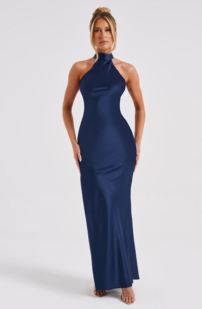 Etta Maxikleid in Marineblau