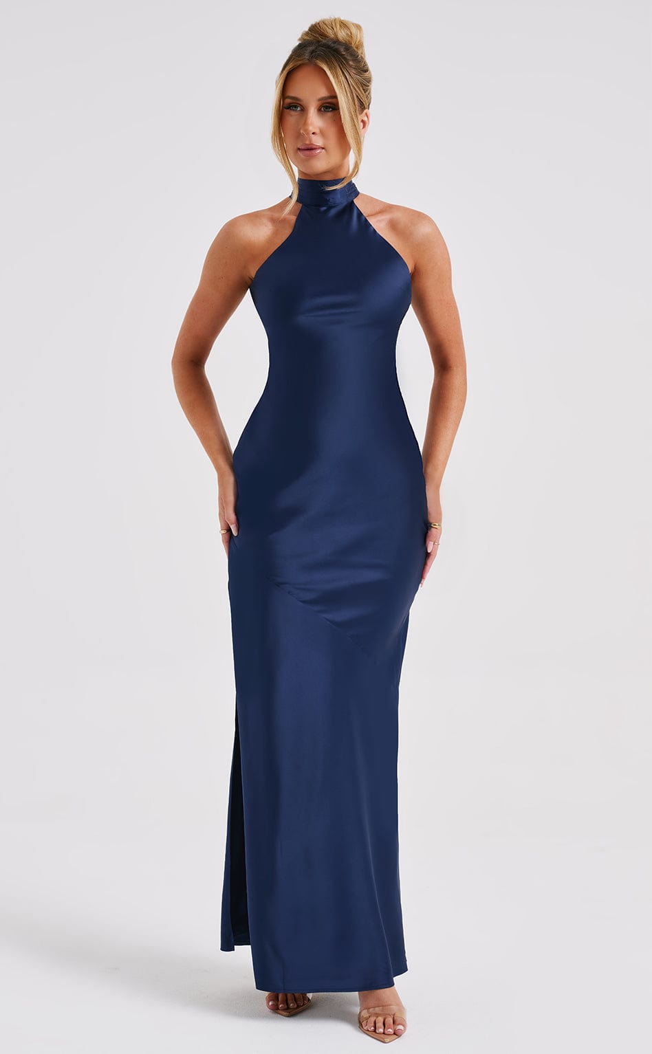 Etta Maxikleid in Marineblau