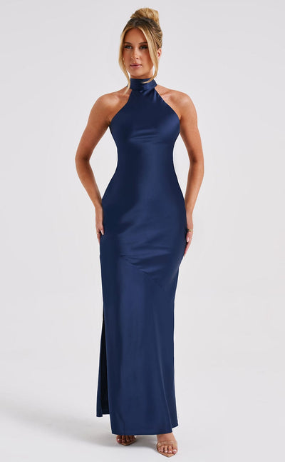 Etta Maxikleid in Marineblau