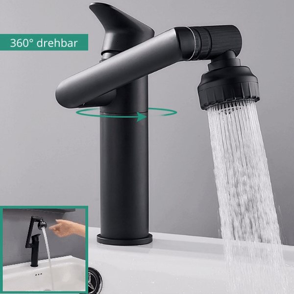 Aquadesign™ - 360° verdrehbarer Wasserhahn