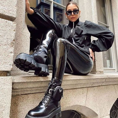 Alexandra - Eng geschnittene Lederhose mit modernem Flair