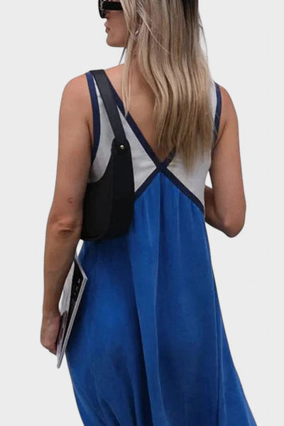 Vida – Elegantes ärmelloses Langes Kleid