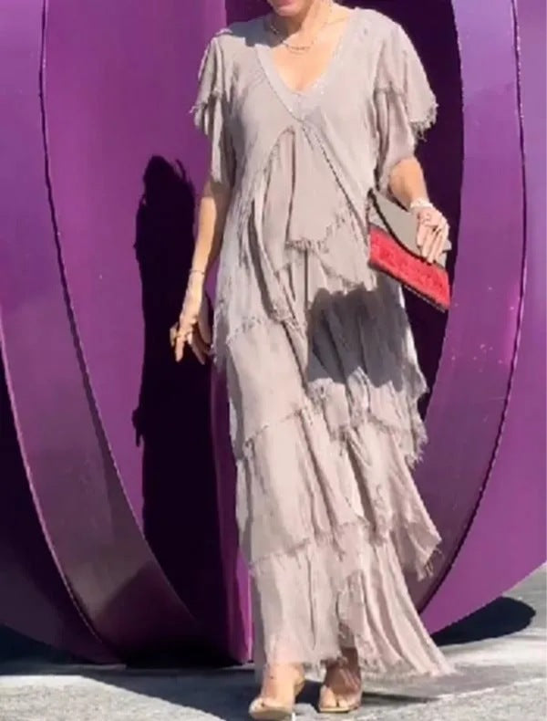 Ruby – Lässiges Slim-Fit Pulloverkleid in Solid-Farbe