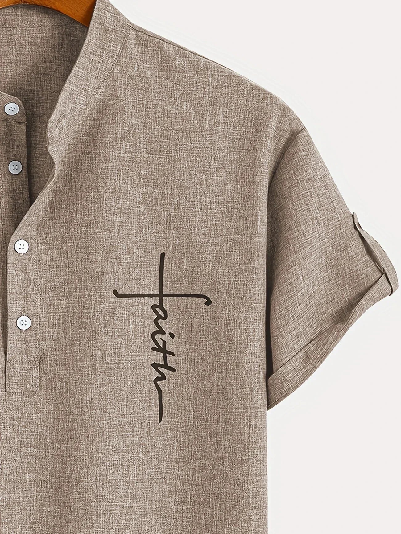 Elliott – Elegantes Kurzarm Hemd Mit Stehkragen