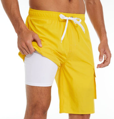 Kenneth – Schlichte Herren Strandshorts in verschiedenen Farben