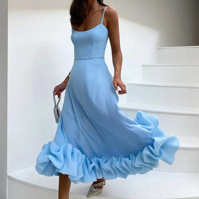 Kelly – A-Linien Rock mit großen dreidimensionalen Blumen für Damen