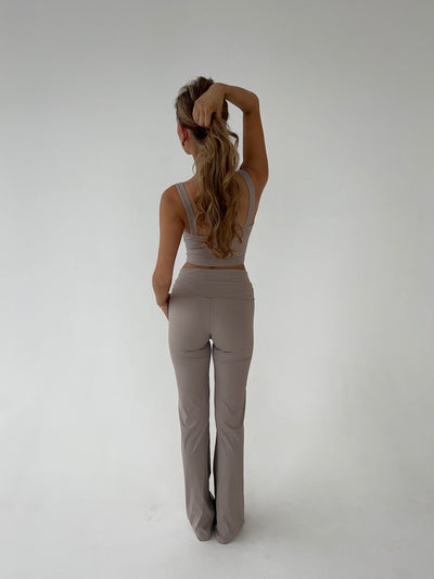 Ausgestellte Stretch Damen-Leggings - für Yoga und Freizeit