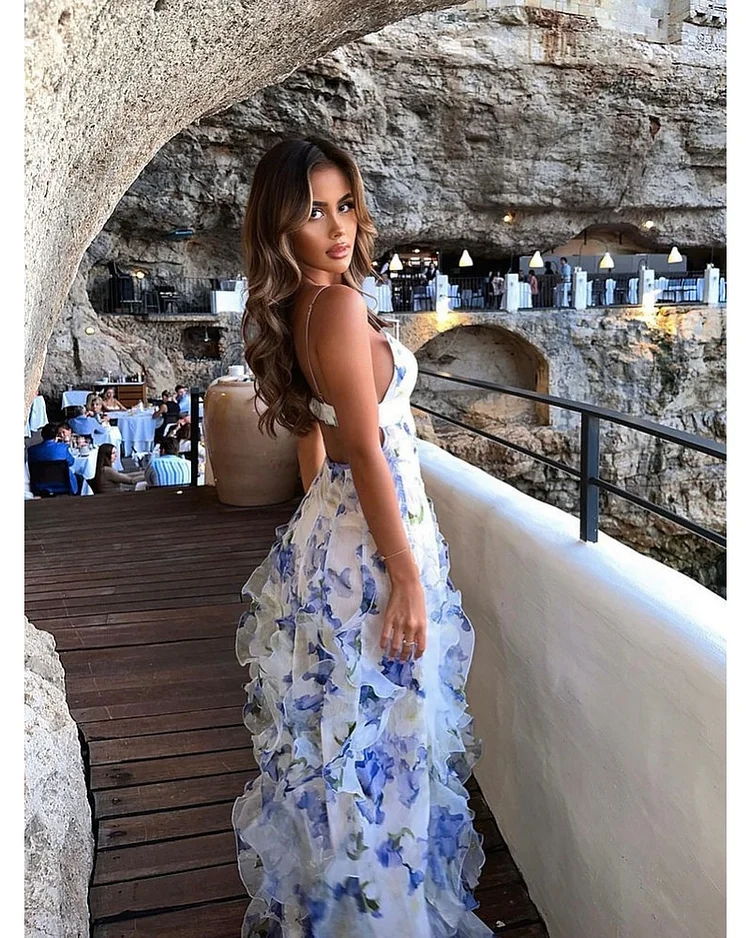 Mikayla – Elegantes Kleid Mit Rüschen