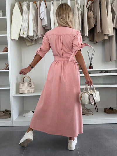 Heidi | Stilvolle Mode Denim Kleid