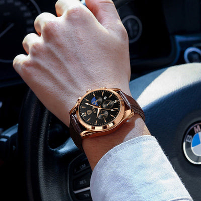 Zeitlose Luxus-Armbanduhr