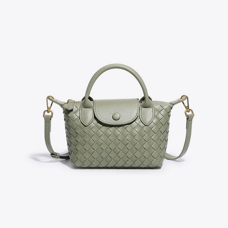 Geflochtene Mini-Tasche Damen – Kompakte Crossbody Bag mit Schulterriemen