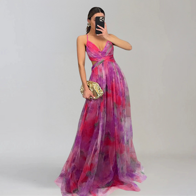 GIADA  | Leichtes Kleid mit floralem Muster