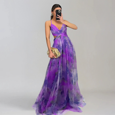 GIADA  | Leichtes Kleid mit floralem Muster