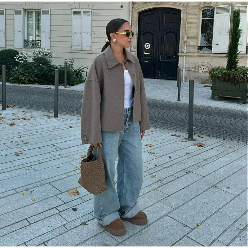 Theresa | Vielseitig kombinierbare elegante Übergangsjacke