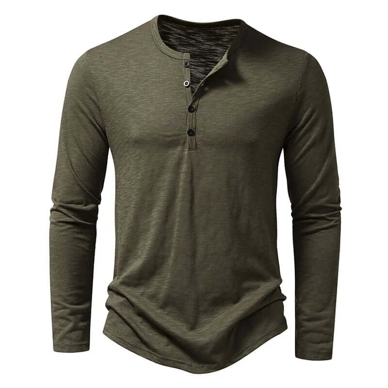 Alistair | Henley Shirt Herren | Langarm