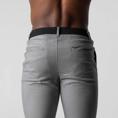Lennart | Herren Chino Hose | Grau Stoffhose