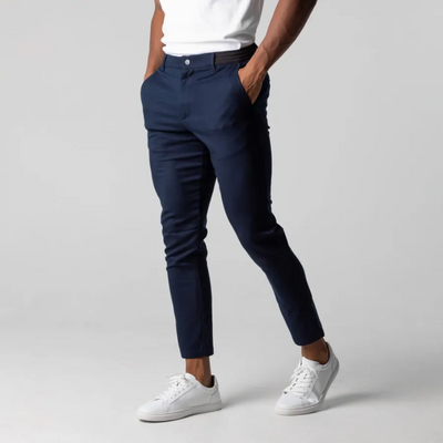 Lennart | Herren Chino Hose | Grau Stoffhose