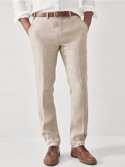 Osmar | Herren Chino Hose | Schwarze Stoffhose