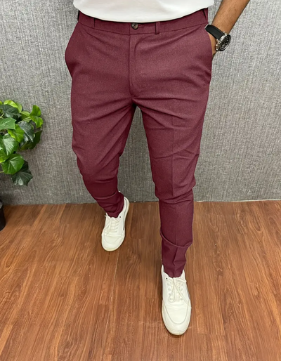 Jingle | Herren Chino Hose | Schwarze Stoffhose