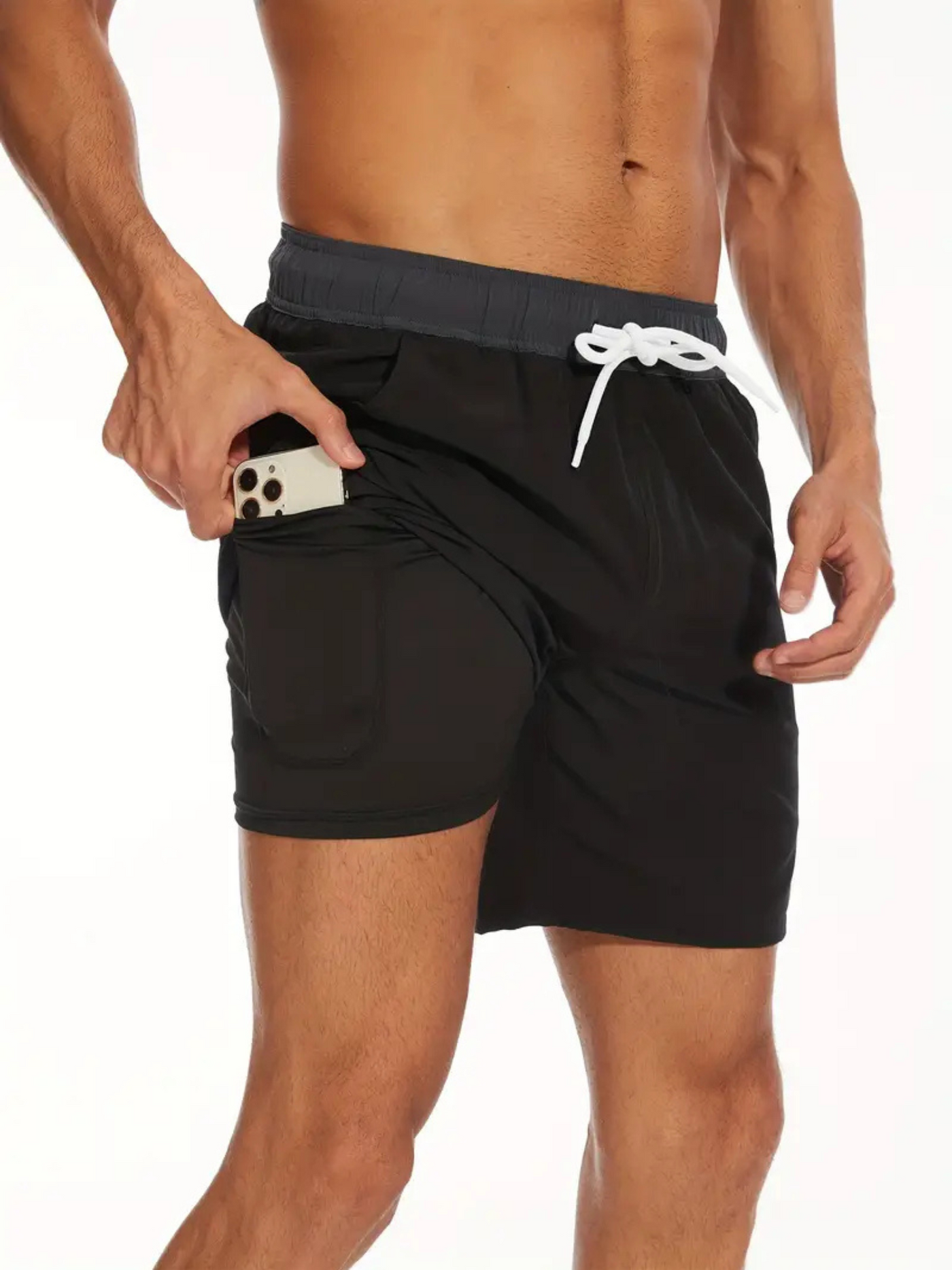 Pete | Herren Kurze Badehose | Badeshorts