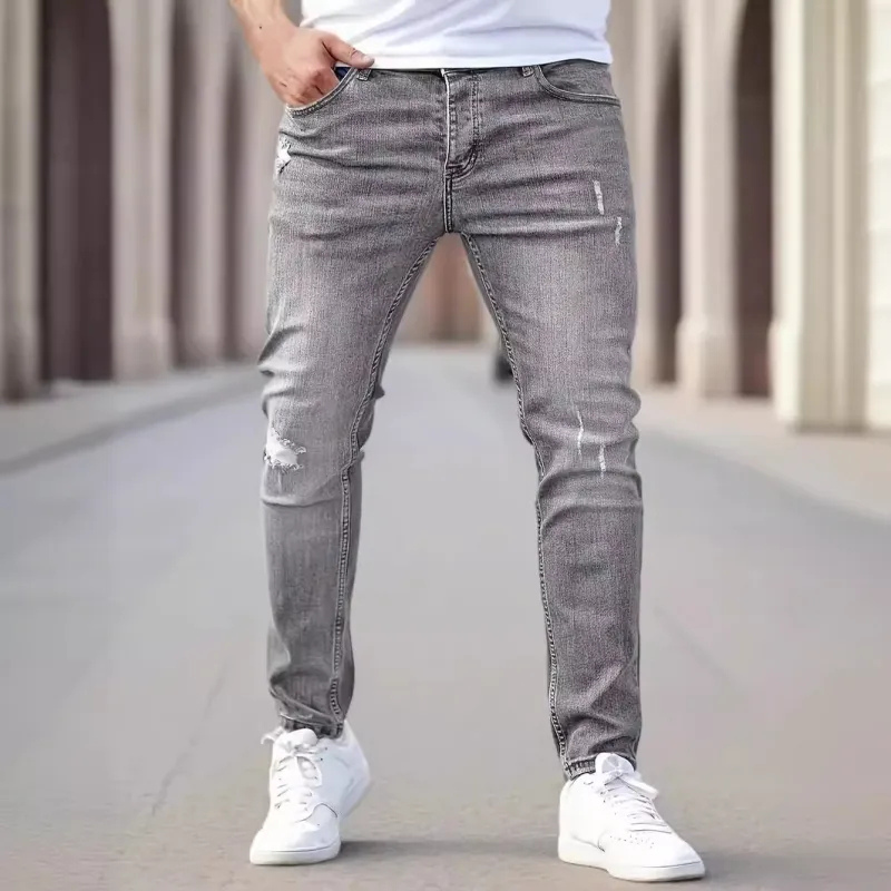 Matthan | Herren Slim Fit Jeans | Grau