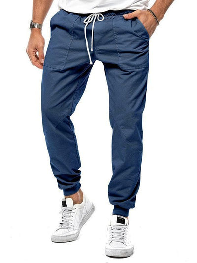 Focko | Herren Sommer Hose | Blau