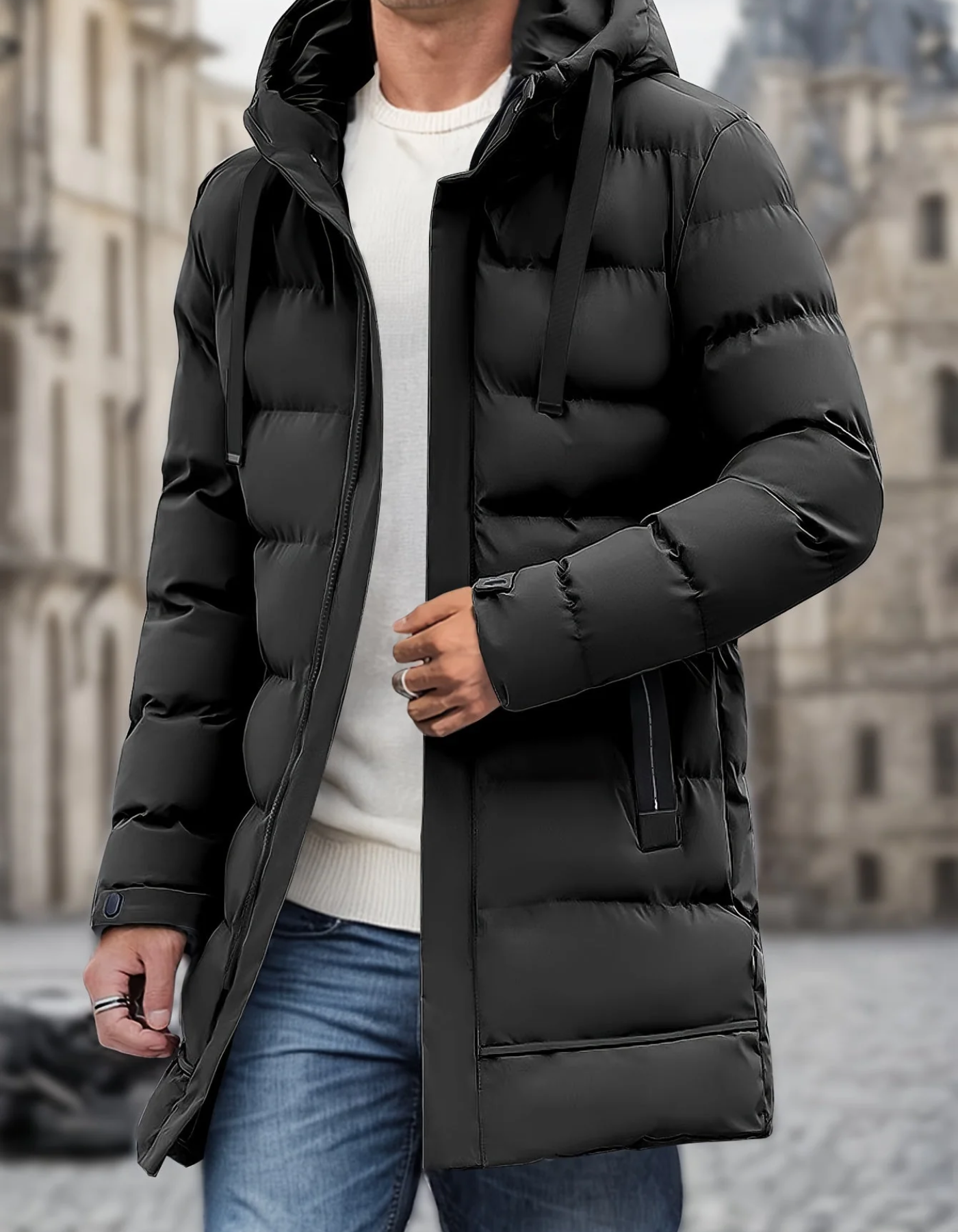 Presley | Herren Winter Steppjacke | Daunenjacke Lange