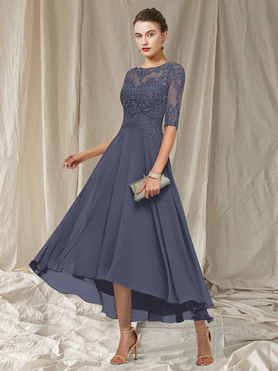 Raffiniertes A-Linien Abendkleid