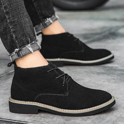 MADRID | Aufzug-Suede-Schuhe +6CM