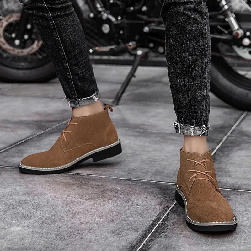 MADRID | Aufzug-Suede-Schuhe +6CM