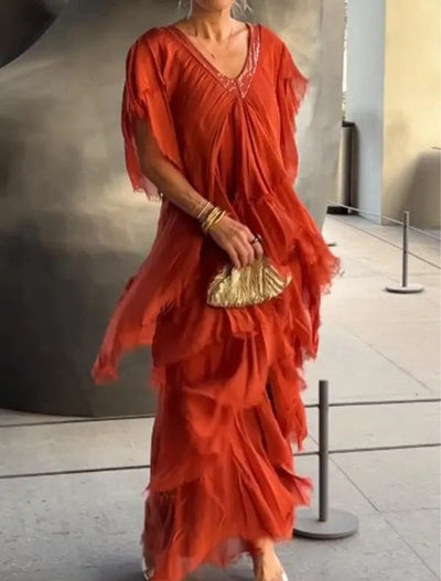 Alina | Elegantes langes Kleid