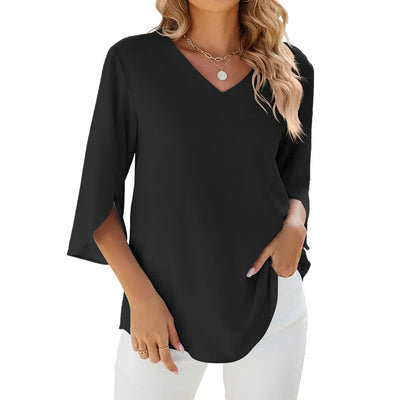 Cara™ | Bluse mit V-Ausschnitt