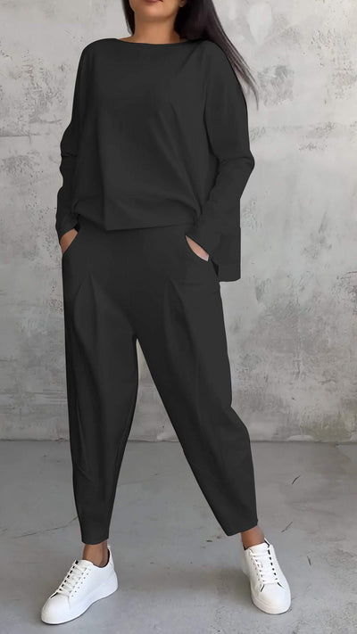 Emilie™ - Rundhalsensemble aus Spandex