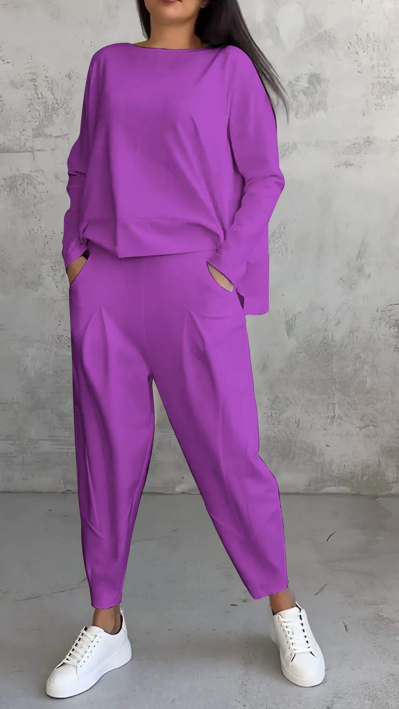 Emilie™ - Rundhalsensemble aus Spandex
