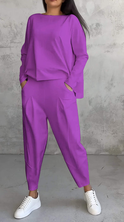 Emilie™ - Rundhalsensemble aus Spandex