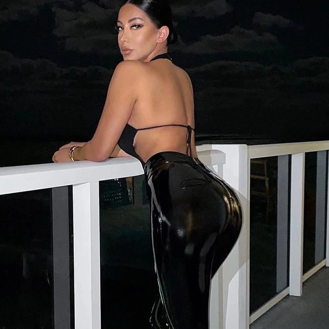 Alexandra - Eng geschnittene Lederhose mit modernem Flair