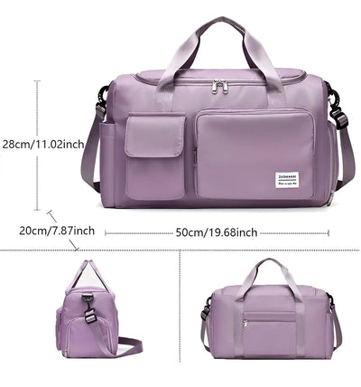 Große Wasserdichte Reisetasche – Sport- & Wochenendtasche für Damen und Herren