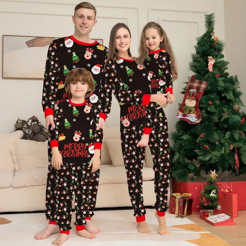 Familie Weihnachten Pyjama Satz | Warme
