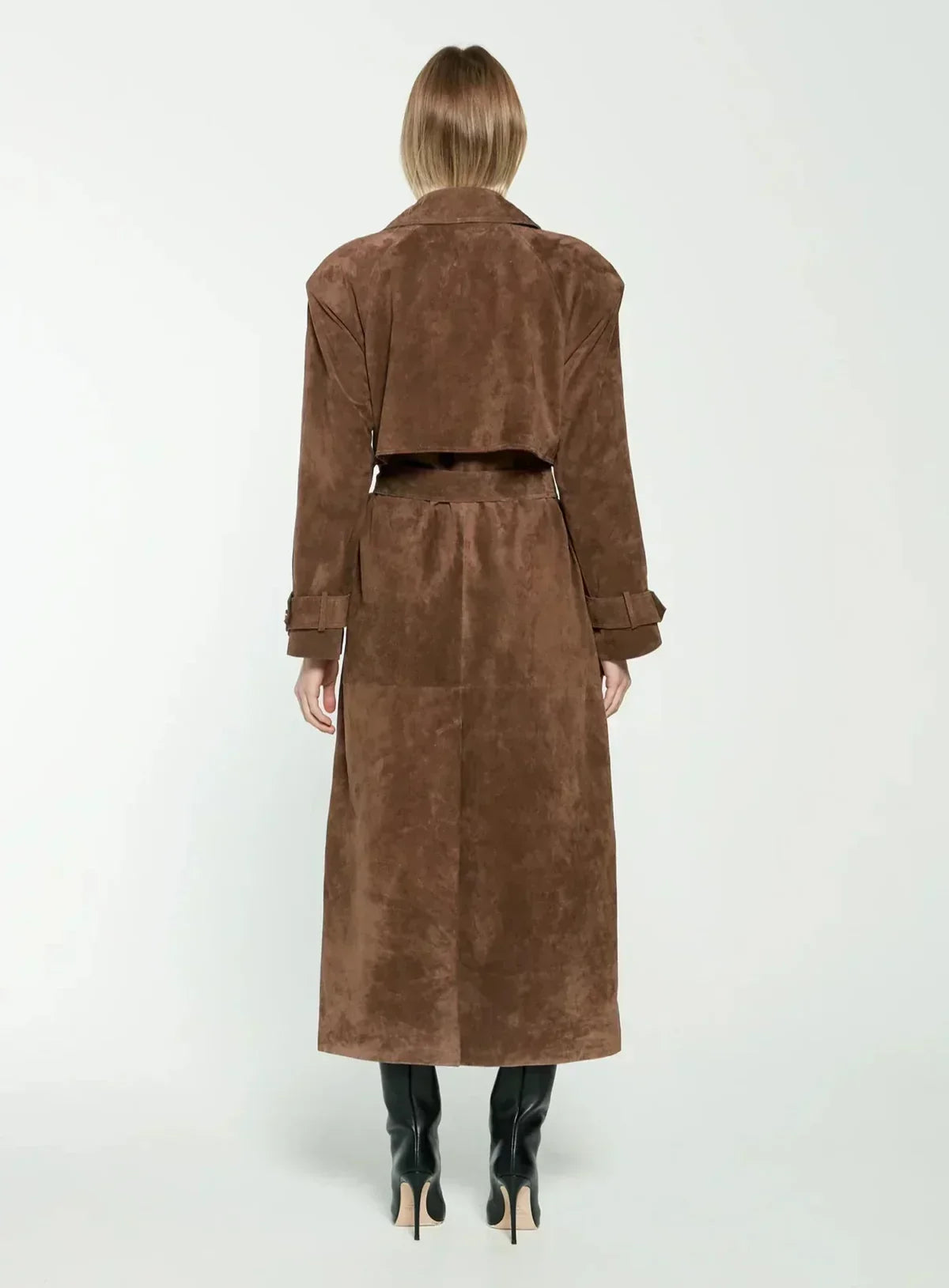 Antonia | Trenchcoat aus Wildleder