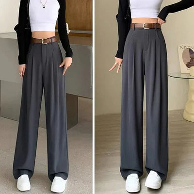 Aimie Hochtaillierte Hose mit Weitem Bein