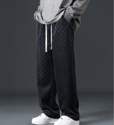 Alford Kordelzughose mit Karomuster