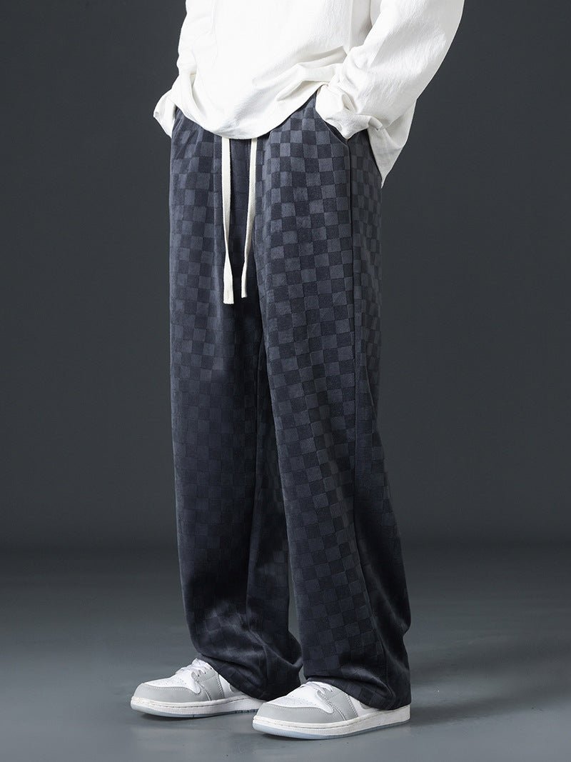 Alford Kordelzughose mit Karomuster